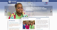 Desktop Screenshot of ahacommunityconnections.org